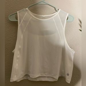Lululemon Sculpt Cropped Tank Size S